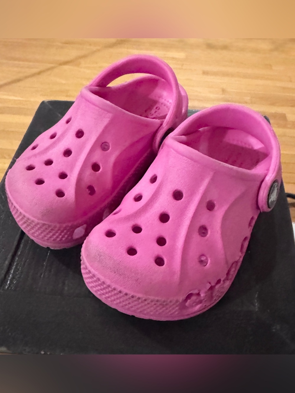 Toddler Pink Slip-On Crocs - Size 6